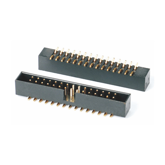 2.54间距双排SMT简牛